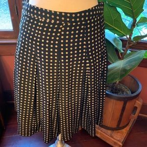 Adorable Navy Polka Dotted Skirt